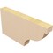 Ekena Millwork 2in. W x 8in. H x 16in. L Garner Woodgrain TimberThane Rafter Tail, Primed Tan RFTUR02X08X16GARRCPR - alternate 6